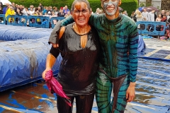Gravy Wrestling 2018 - Bat Girl, Blue dab a dee 2