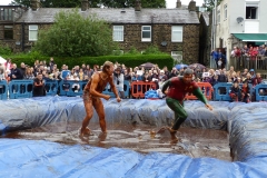 Gravy Wrestling 2018 - Evil punisher Robin