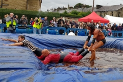 Gravy Wrestling 2018 - Mud Man INcredibly slippy 5