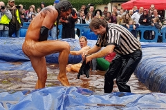 Gravy Wrestling 2018 - Mud Man and Evil Punisher 4