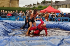 Gravy Wrestling 2018 - Mud Man and Incredibly slippy
